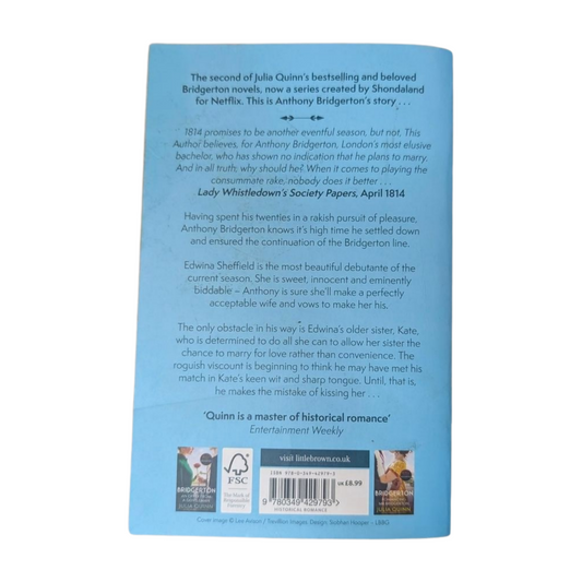 Bridgerton: The Viscount Who Loved Me (Bridgertons Book 2): The Sunday Times bestselling inspiration for the Netflix Original Series Bridgerton (Bridgerton Family)